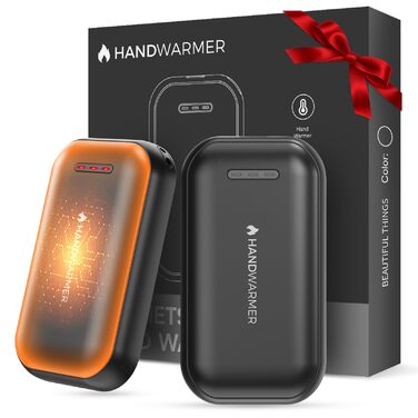 Електричні нагрівачі для рук 2-в-1 з магнітом - 6000 mAh, USB, для кемпінгу