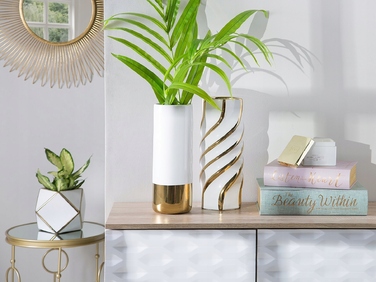 Керамічна ваза Beliani, 13 x 36 см