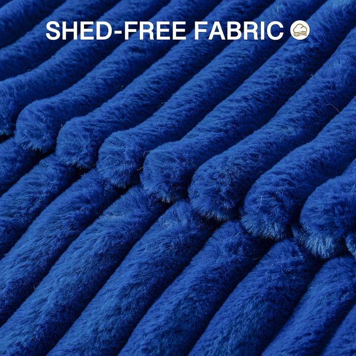 Кругле лежанка для собак MEWOOFUN, м'яке та зручне, 76x76x20 см, Marineblau (Темно-синій)