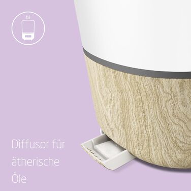 Зволожувач повітря Maxi-Cosi Breathe для дітей, розумний дитячий зволожувач, дитячий небулайзер з маслом, сумісний з Alexa та Google Assistant