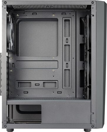 Корпус ПК Aerocool Micro ATX BLADEBK з 3 RGB вентиляторами та сітчастою передньою панеллю (Чорний)