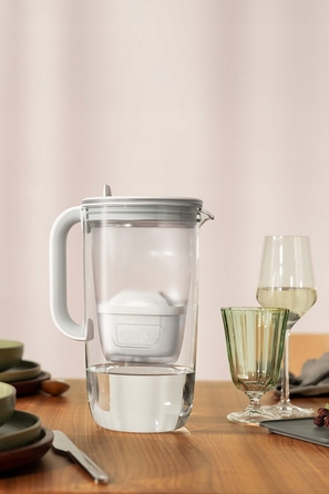 Фільтральний глечик Brita Glass, 2,5 л, прозорий