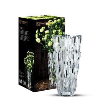 Скляна ваза Nachtmann Quartz 26 см, 88332 - ваза з кришталевого скла, для квітів, декор столу, придатна для миття в посудомийній машині