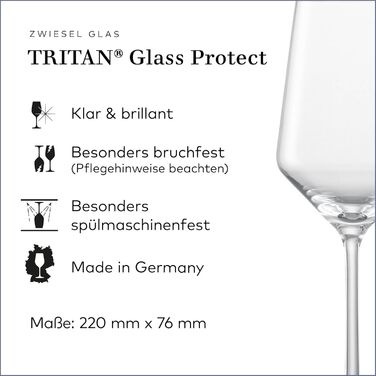 Кельхі для білого вина Riesling від Zwiesel Glas (2 шт.), Tritan®-кришталь, Made in Germany