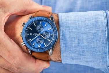 Чоловічий годинник Giewont Chronograph Sapphire, коричнево-синій GW8720-A2