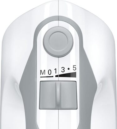 Міксер Bosch ErgoMixx MFQ36440: 5 швидкостей, пюрірування, з набором насадок (венці, гаки, чаша)