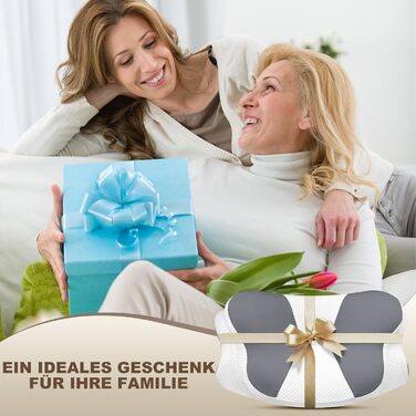 Ортопедична подушка для шиї та плечей, Memory Foam, 66x40x14 см. Підходить для сну на спині, боці та животі. Підтримка шиї. (1 шт.)