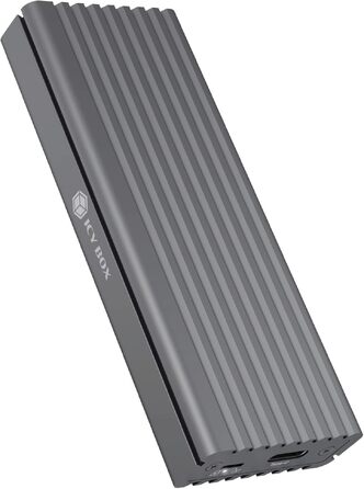 Зовнішній корпус для M.2 PCIe SSD ICY BOX IB-1817M-C31, USB 3.1 Type-C, алюмінієвий, антрацит