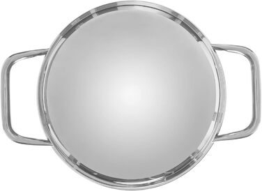 WMF Compact Cuisine Water Bath Bowl 16.5 cm, Stackable, Mixing Bowl for Water Bath, Cromargan Stainless Steel Bowl Polished, Dishwasher Safe