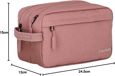 Косметичка для ручної поклажі Travelite Kick Off: практична культбагаж для подорожей та спорту, 26 см, 5 л, антрацит (сірий)