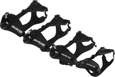 Нашийник для дратхаунда Juliu-K9 Mantrailing 19MTR з неоновим кантом (S, чорний)