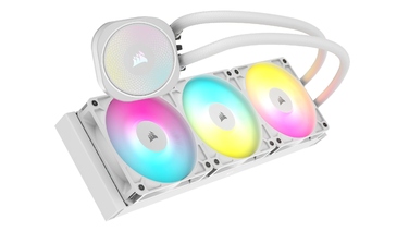 Рідинне охолодження процесора Corsair NAUTILUS 360 RS ARGB 3x120мм Біле