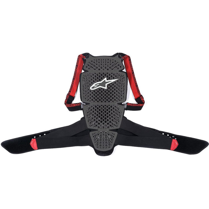 Мотоциклетний захист спини Alpinestars KR-CELL, чоловічий, розмір M, сірий/чорний/червоний