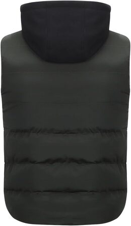 Чоловіча степкова жилетка YOUTHUP з капюшоном для активного відпочинку та зими, легка, вітронепроникна, армійного кольору (XXL)