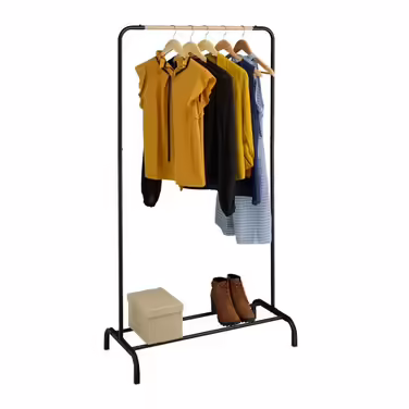 Relaxdays Clothes Rack Metal Black