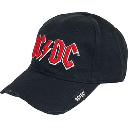 Кепка бейсболка AC/DC для чоловіків, чорна, універсальний розмір