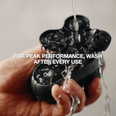 Remington RX7 Електрична бритва для гоління голови (волога/суха, USB, 5 насадок, 0.2 мм, Turbo, водонепроникна)