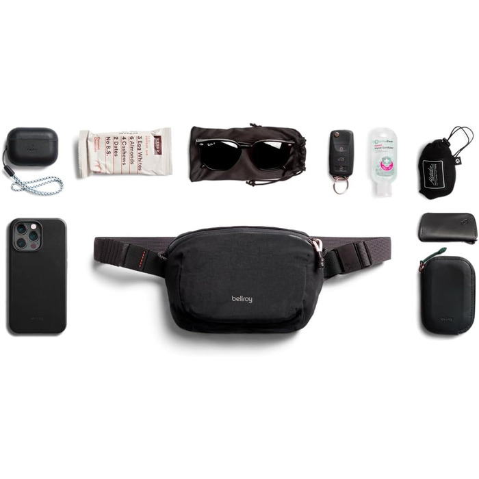 Bellroy Lite Belt Bag чорного кольору - універсальна сумка через плече, поясна сумка