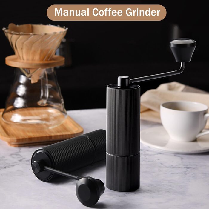 Ручна кавомолка з конічним жорном, 25 г, для Aeropress, French Press, Drip, Еспресо