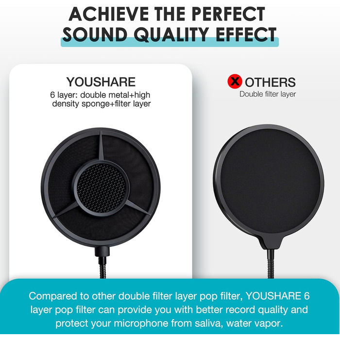 FIFINE K688 Тримач для мікрофона на підставці – кріплення для мікрофона з гнучким регулюванням, сумісний з FIFINE XLR/USB мікрофонами, з кабелеутримувачами, для запису звуку