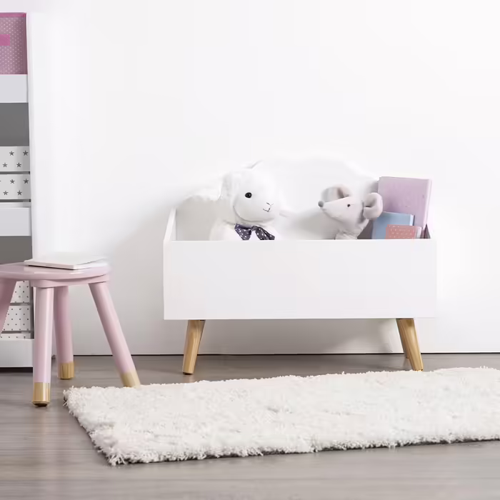 Atmosphera - Wolke Children's Chest - White. White L. 58 x W. 45 x H. 28 cm White