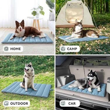 Водонепроникний килимок для собак Western Home: зручний, портативний, 110x68 см (Блакитний)