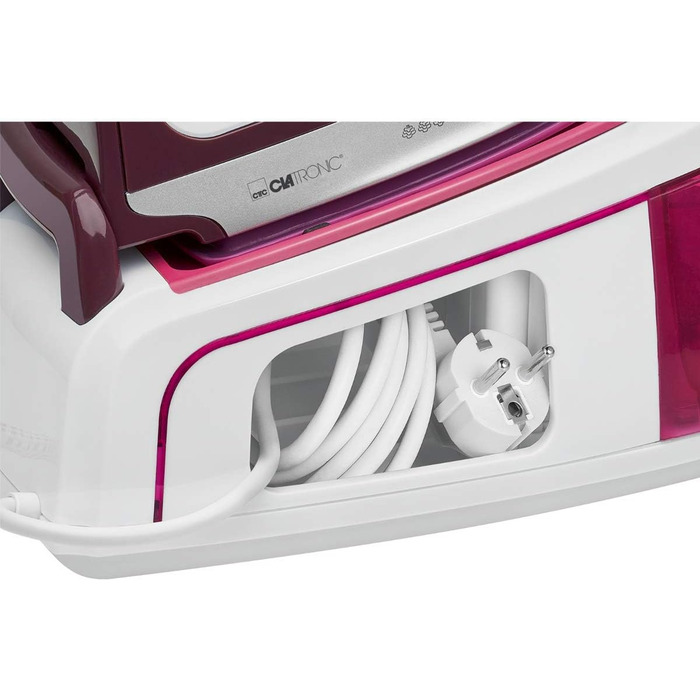 Clatronic® станція для прасування з парою DBS 3749 (біла) | 3,5 бар, 1,2 л, 2400 Вт | Anti-Tropf System