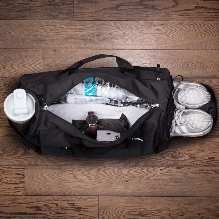Fitgriff® Sports Bag & Duffel Bag for Men and Women - with Shoe Compartment & Wet Compartment - Bag for Sports, Fitness & Travel - Training Bag, Gym Bag