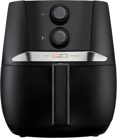 Аерофритюрниця MEDION E10 S, 1500 Вт, 2,8 л, цифрове управління, чорна
