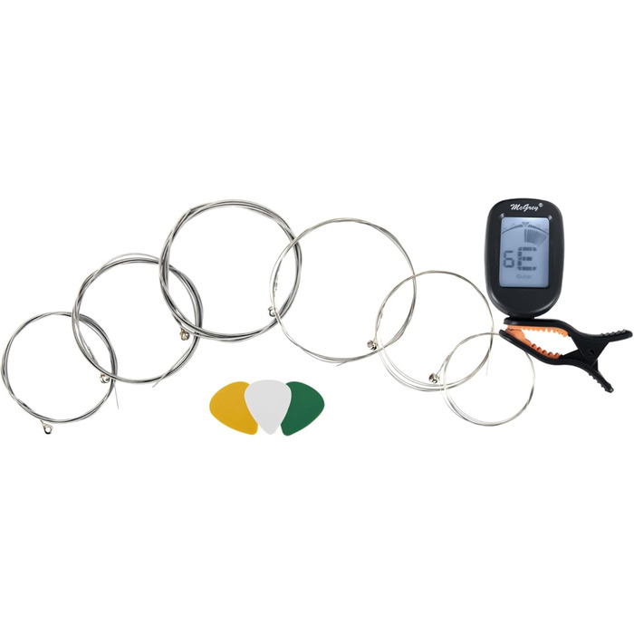 McGrey Rockit ST Комплект електрогітари (8-елементний стартовий набір: гітара, підсилювач, запасні струни, гітарний чохол, тюнер, медіатори, ремінь та гітарний кабель) (Fiesta Red)