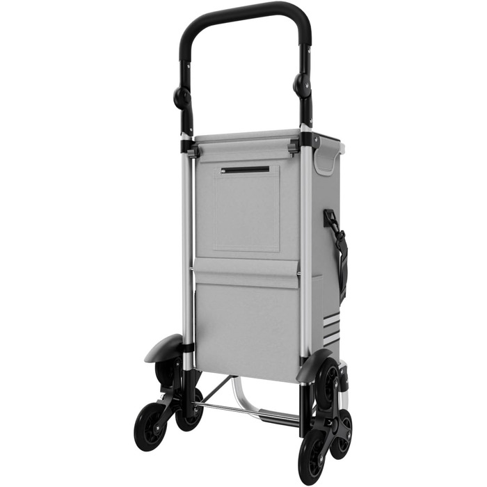 Тролей для покупок Vehlo 24MOVE®: 55л, з холодильником, 3-в-1 (сумка, візок, тачка), до 30кг, сірий