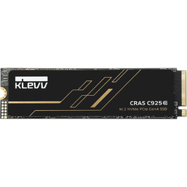 SSD KLEVV CRAS C925G 2TB M.2 NVMe PCIe Gen4x4 з графеновим радіатором для геймінгу, сумісний з PS5, до 7400 МБ/с