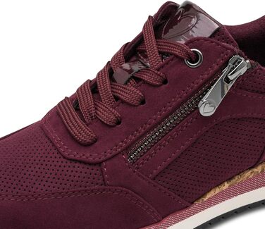 Жіночі кросівки Marco Tozzi: м'яка устілка, знімне устілка, м'яка підкладка, веганський матеріал, модний дизайн (41 EU, Mulberry Comb)