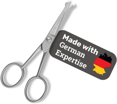 Ножиці для грумінгу собак EHASO Premium, 10 см, з круглою кінцівкою | Професійні ножиці для собак, точні та зручні | Підходять для всіх порід