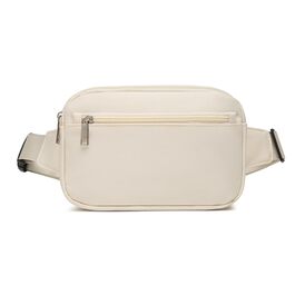 Гірчична поясна сумка для жінок та чоловіків з натуральної вовни та нейлону. Спортивна, для бігу, подорожей, з регульованим ремінцем та блискавкою. Містка для телефону та інших речей.