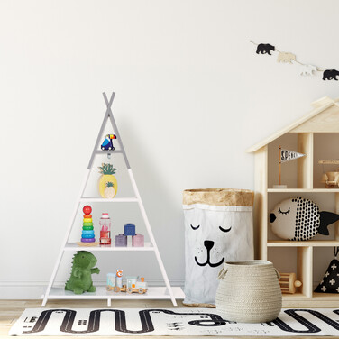 Relaxdays Kids' Teepee Shelf
