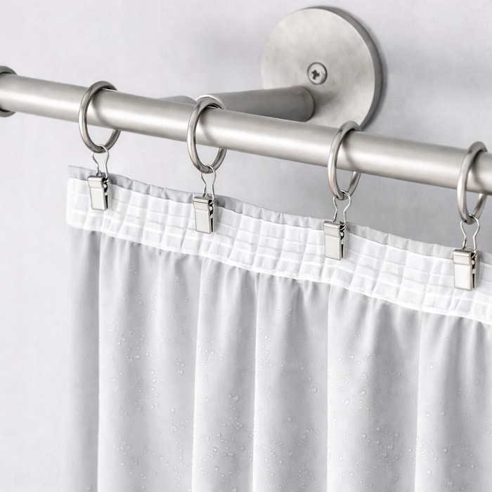 Текстильна штора для ванни NOW-ART, 200 x 220 см