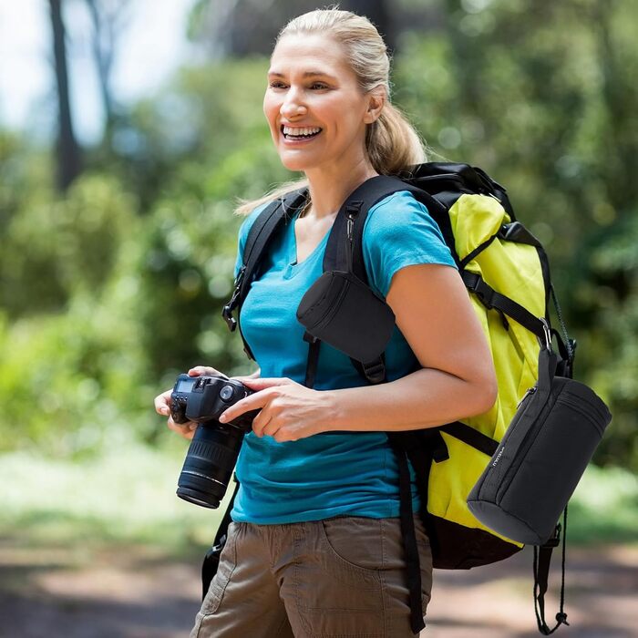 Водонепроникний захисний чохол для об'єктивів камери (набір 4 розмірів) - захист для DSLR об'єктивів