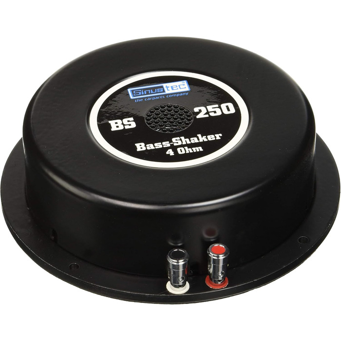 Sinustec BS250 бас-вібратор (бас-памп), 4 Ом, корпусний віброакустичний динамік для сабвуфера, автомобільний