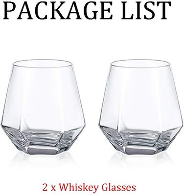 Glasseam Whiskey Glasses 2 pcs 300 ml clear