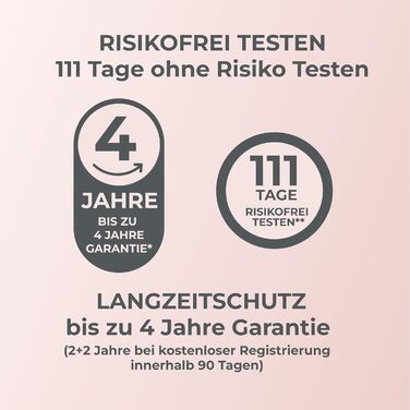 Електрична зубна щітка POIVES P1 Pro - ультразвукова, рожева перлина, з датчиком тиску, 4 роки гарантії