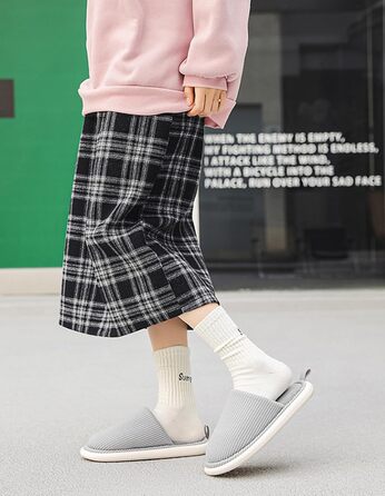 Легкі та безшумні тапочки для дому та вулиці - Hausschuhe Unisex, 36-43 EU, сірий