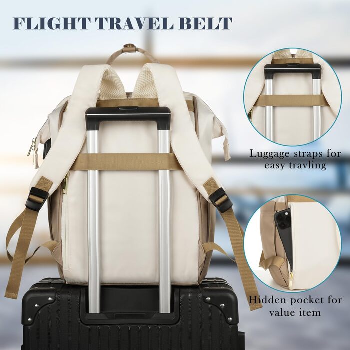 Жіночий рюкзак для школи та подорожей з відділенням для ноутбука 15.6