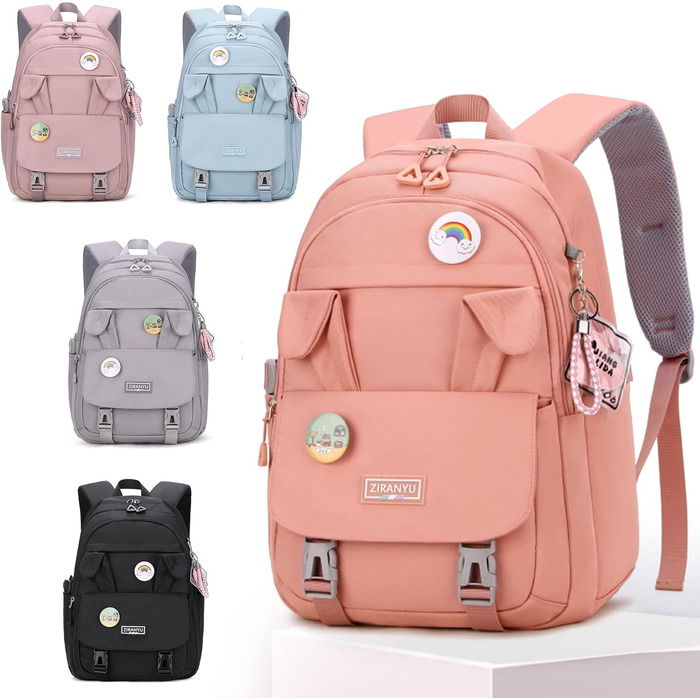 Жіночий рюкзак для школи, коледжу та подорожей, 15.6