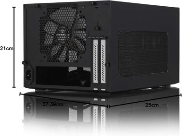 Комп'ютерний корпус Fractal Design Node 304 Mini-ITX, чорний, з USB 3.0