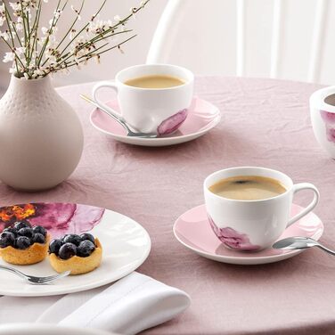 Ваза Villeroy & Boch Collier Noir No. 2, 16 x 116 x 20 см, преміум фарфор, чорний перламутровий колір