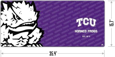 Килимок для миші та підкладка на стіл YouTheFan NCAA Logo Series (TCU Horned Frogs)