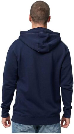 Світшот Lonsdale London Thurning änner з капюшоном Бордовий, Базовий, Casual, Streetwear (XL, Синій/Червоний/Білий)