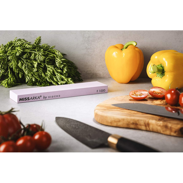 Точило для ножів Zische - Schleifstein з EDM Korund, 200x60x25 мм, 2 зернистості FEPA 500/1200 (Missarka Ultra)