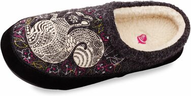 Тапочки жіночі Acorn Hoodback з вишивкою, сірі, 39/40.5 EU